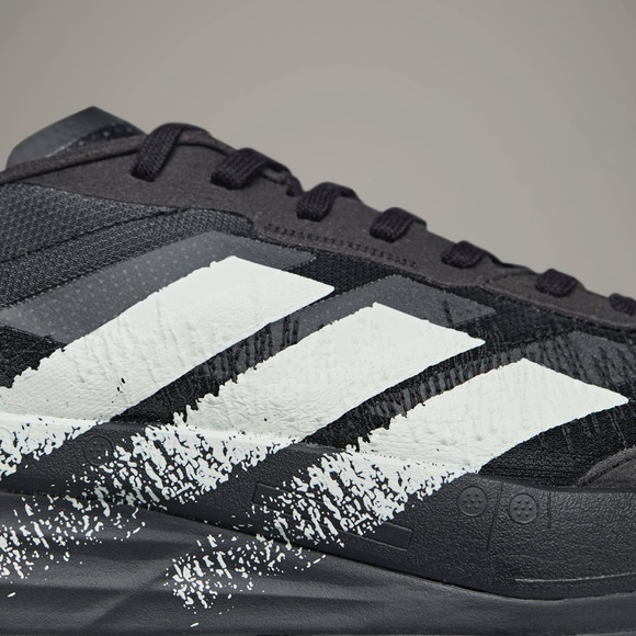 Size 12.5 - Adidas Y-3 Boston 11 Black Off White IE9395 Running Sneakers - Picture 9 of 10